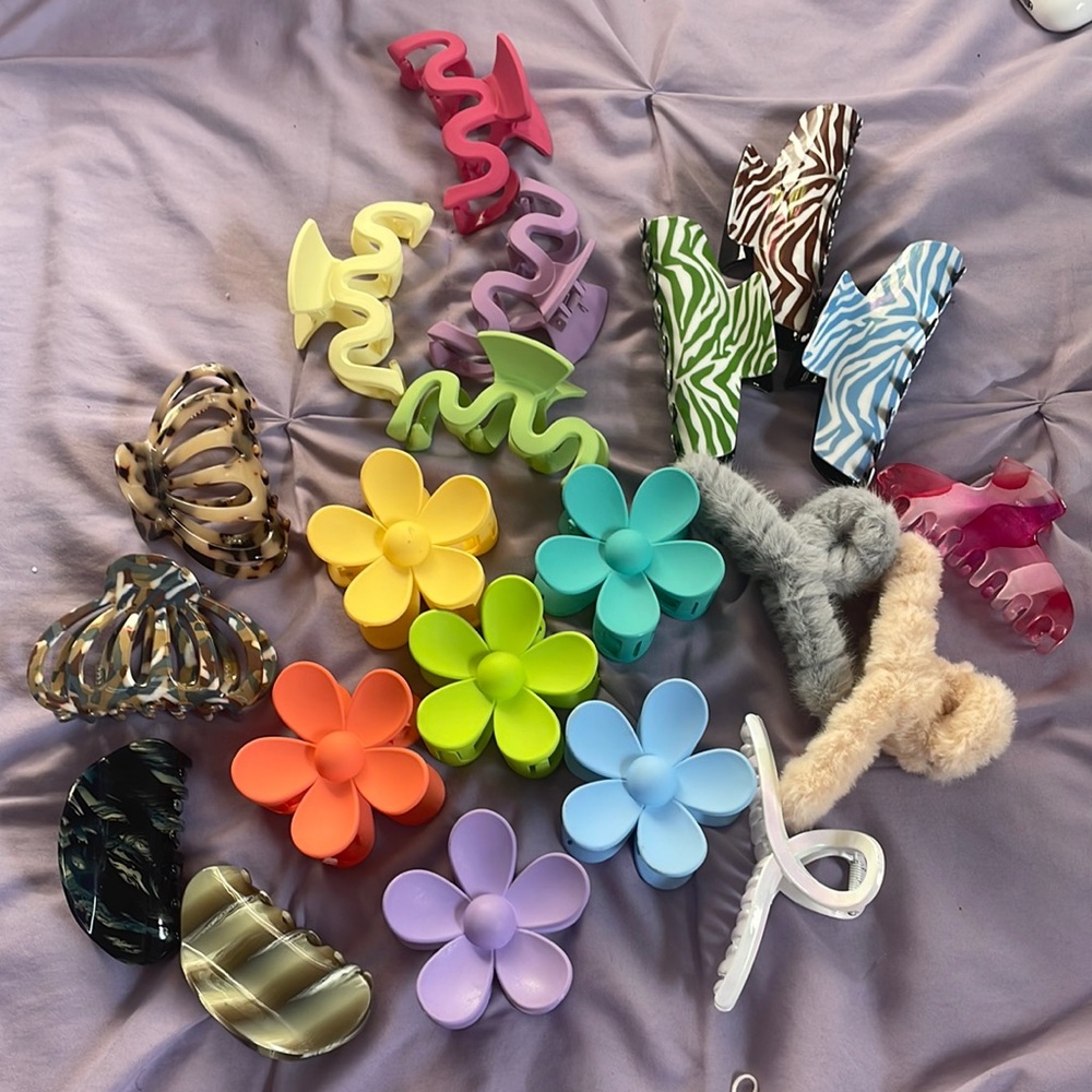 huge claw clip bundle
